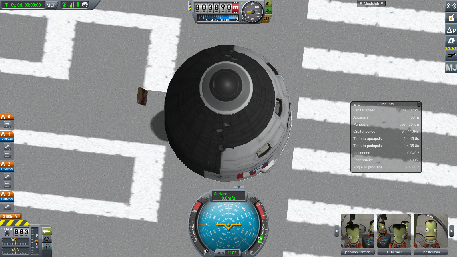 Ksp Mk2 Command Module Mk4-B 'Elara' Biconic Command Module IVA glitch · Issue #115 · post ...